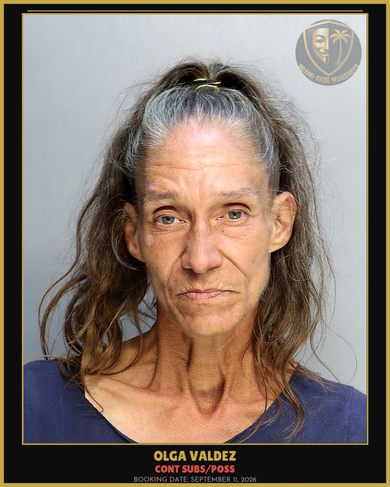 Valdez Olga  Ester Arrested – CONT SUBS/POSS – Miami-Dade County (September 11, 2026)