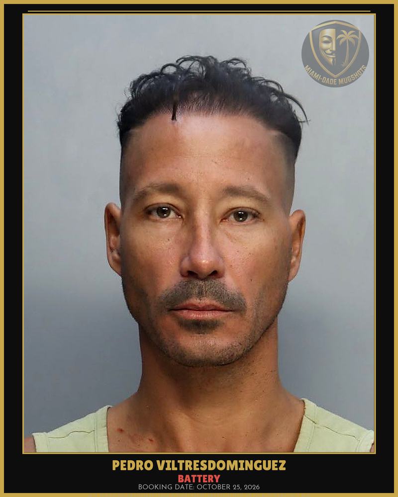 Viltresdominguez Pedro Arrested – Battery – Miami-Dade County (October 25, 2026)