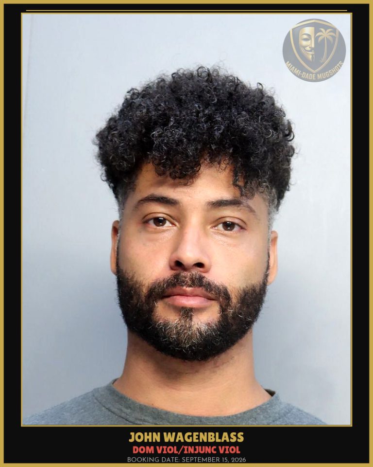 Wagenblass John  Watson Arrested – DOM VIOL/INJUNC VIOL – Miami-Dade County (September 15, 2026)