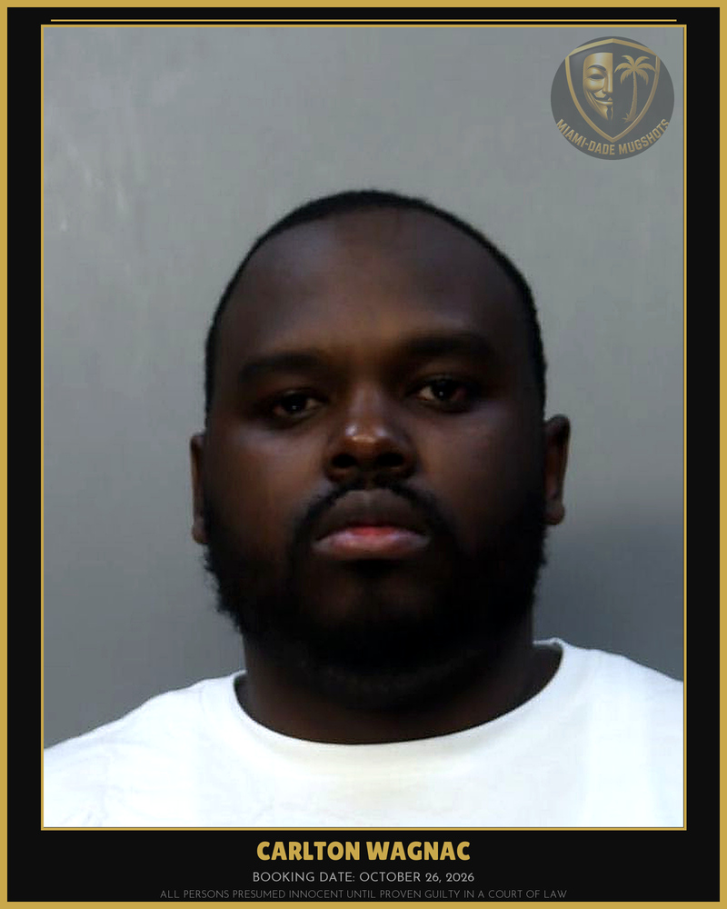 Wagnac Carlton  Joseph Arrested – Miami-Dade County (October 26, 2026)