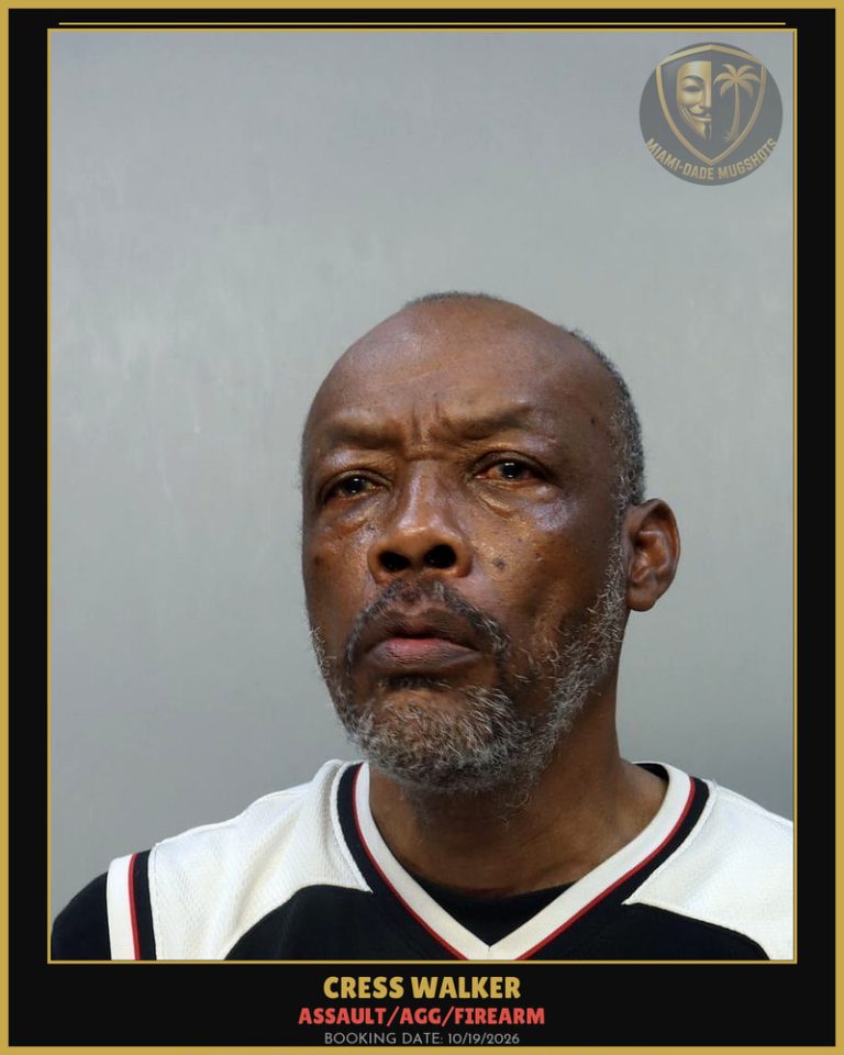 Walker Cress  Joseph Arrested – ASSAULT/AGG/FIREARM – Miami-Dade County (Unknown)