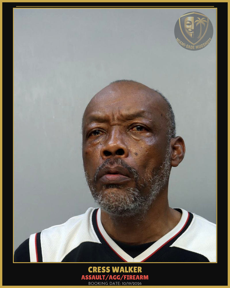 Walker Cress Joseph Arrested – Assault/Agg/Firearm – Miami-Dade County (Unknown)