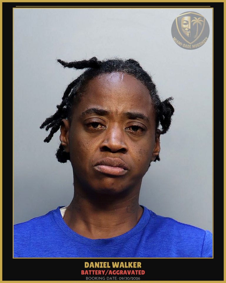 Walker Daniel Lamar Arrested – BATTERY/AGGRAVATED – Miami-Dade County (Unknown)