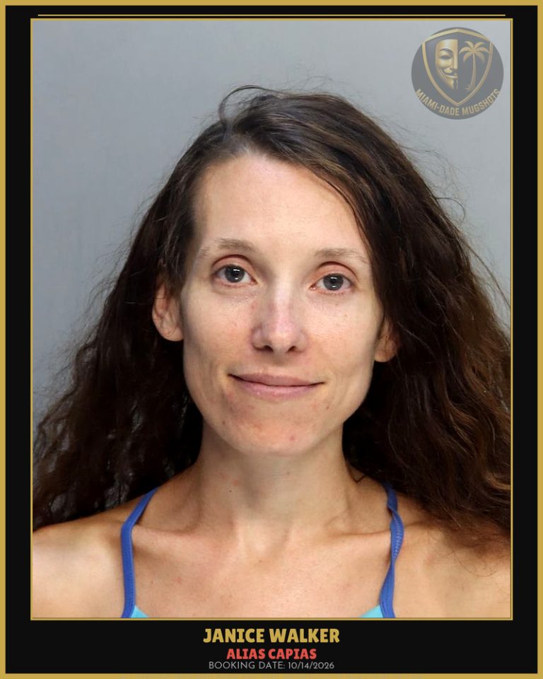 Walker Janice Arrested – ALIAS CAPIAS – Miami-Dade County (Unknown)
