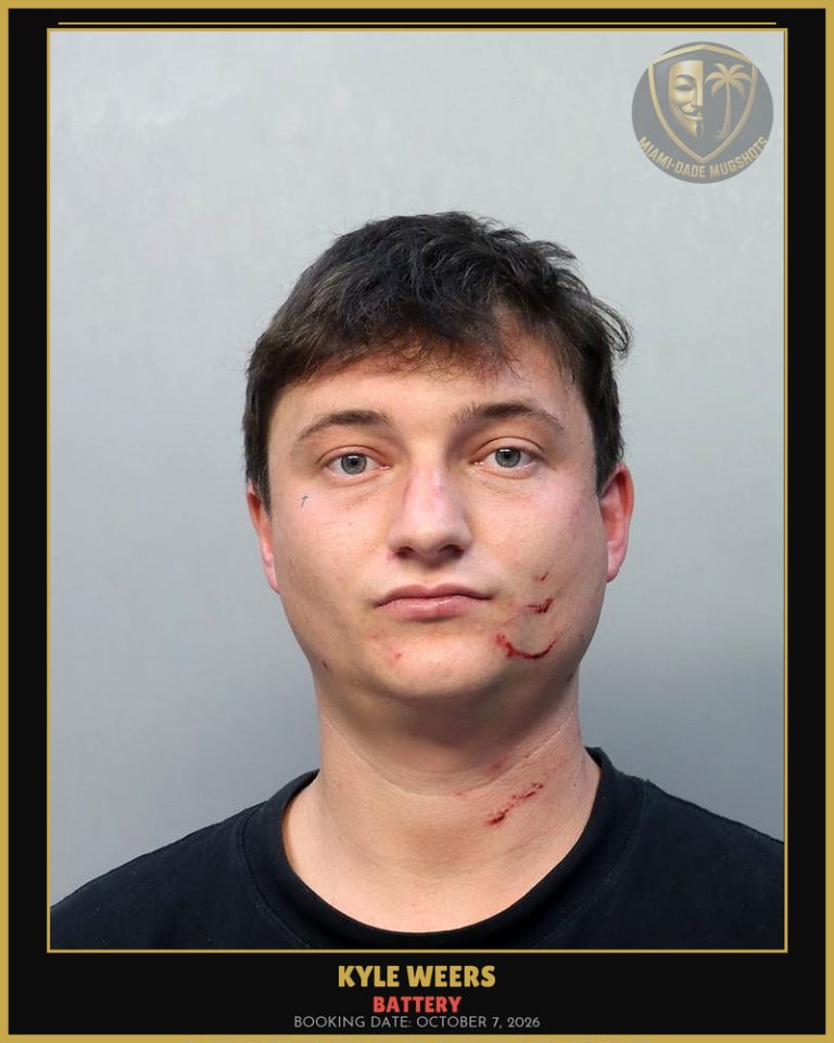 Weers Kyle Arrested – BATTERY – Miami-Dade County (October 7, 2026)