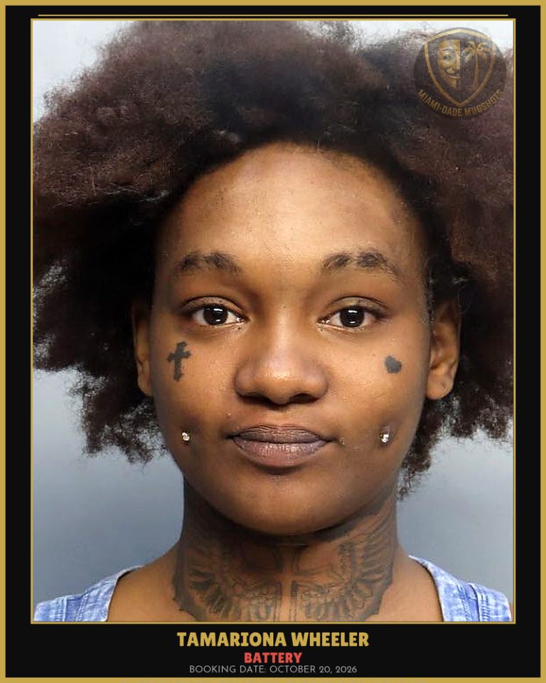 Wheeler Tamariona Arrested – BATTERY – Miami-Dade County (October 20, 2026)