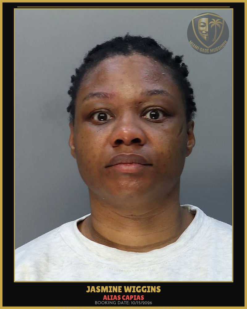 Wiggins Jasmine Arrested – Alias Capias – Miami-Dade County (Unknown)
