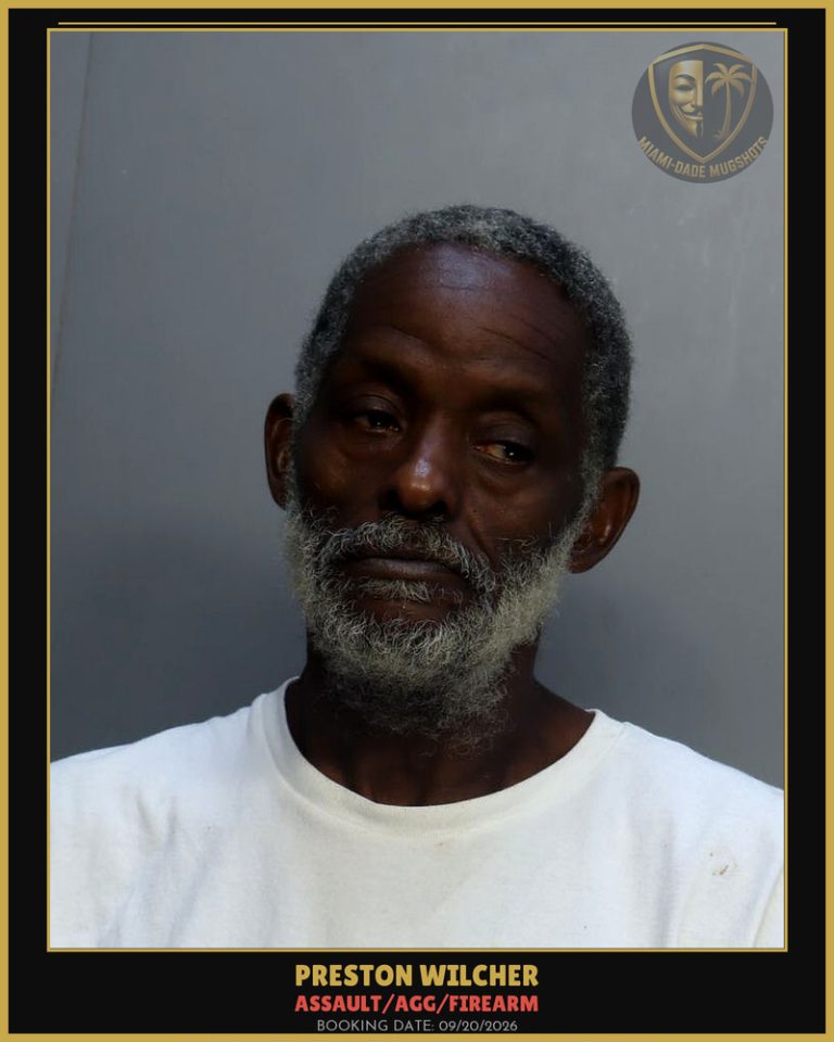 Wilcher Preston Arrested – ASSAULT/AGG/FIREARM – Miami-Dade County (Unknown)