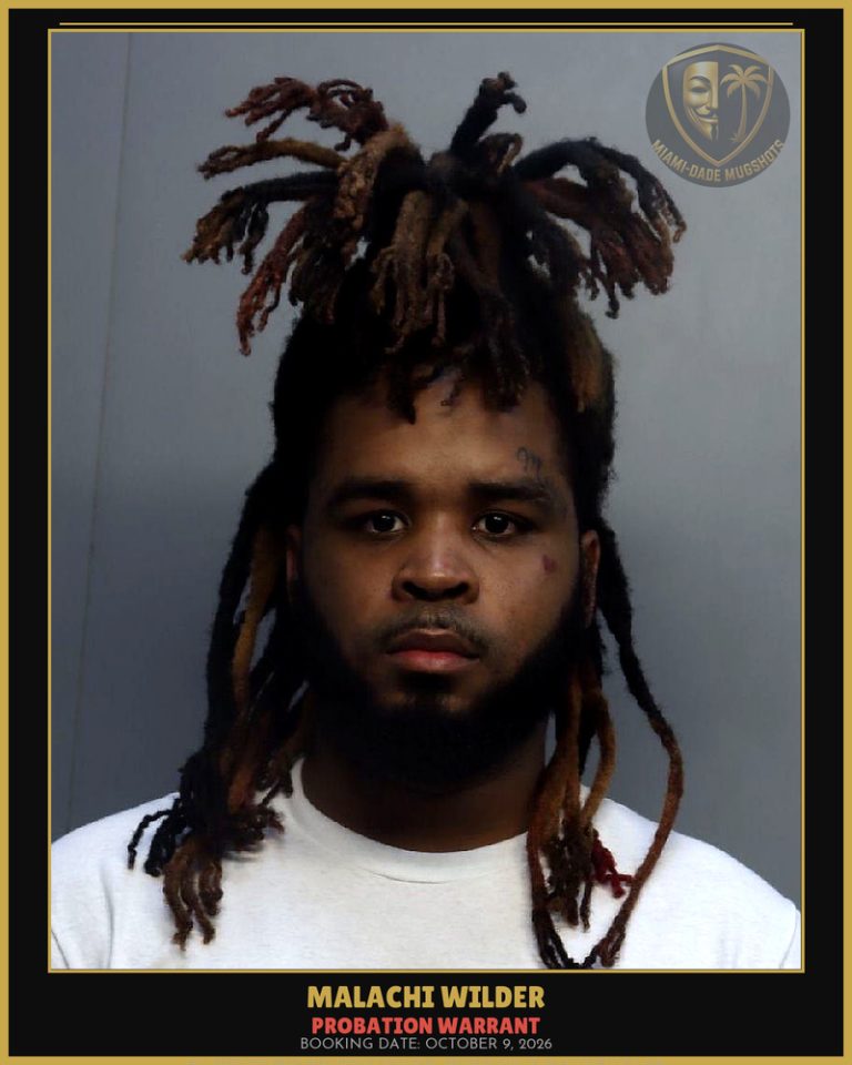 Wilder Malachi  Luke Arrested – PROBATION WARRANT – Miami-Dade County (October 9, 2026)