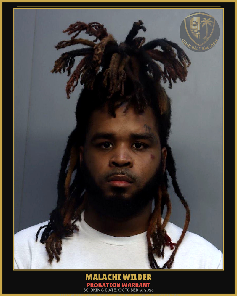 Wilder Malachi Luke Arrested – Probation Warrant – Miami-Dade County (October 9, 2026)