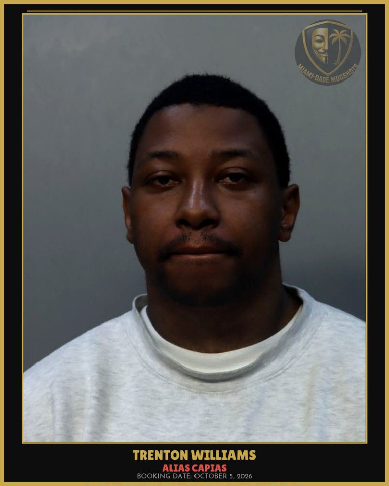 Williams Trenton Dee Arrested – ALIAS CAPIAS – Miami-Dade County (October 5, 2026)