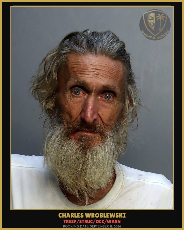 Wroblewski Charles  S Arrested – TRESP/STRUC/OCC/WARN – Miami-Dade County (September 11, 2026)