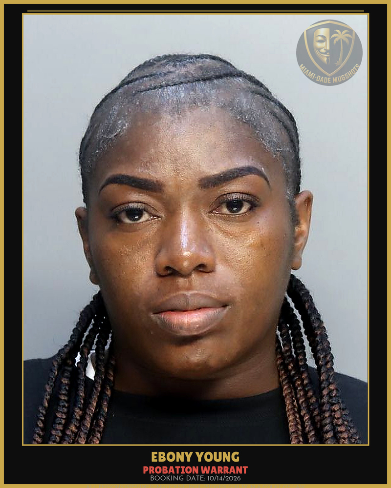 Young Ebony Arrested – Probation Warrant – Miami-Dade County (Unknown)