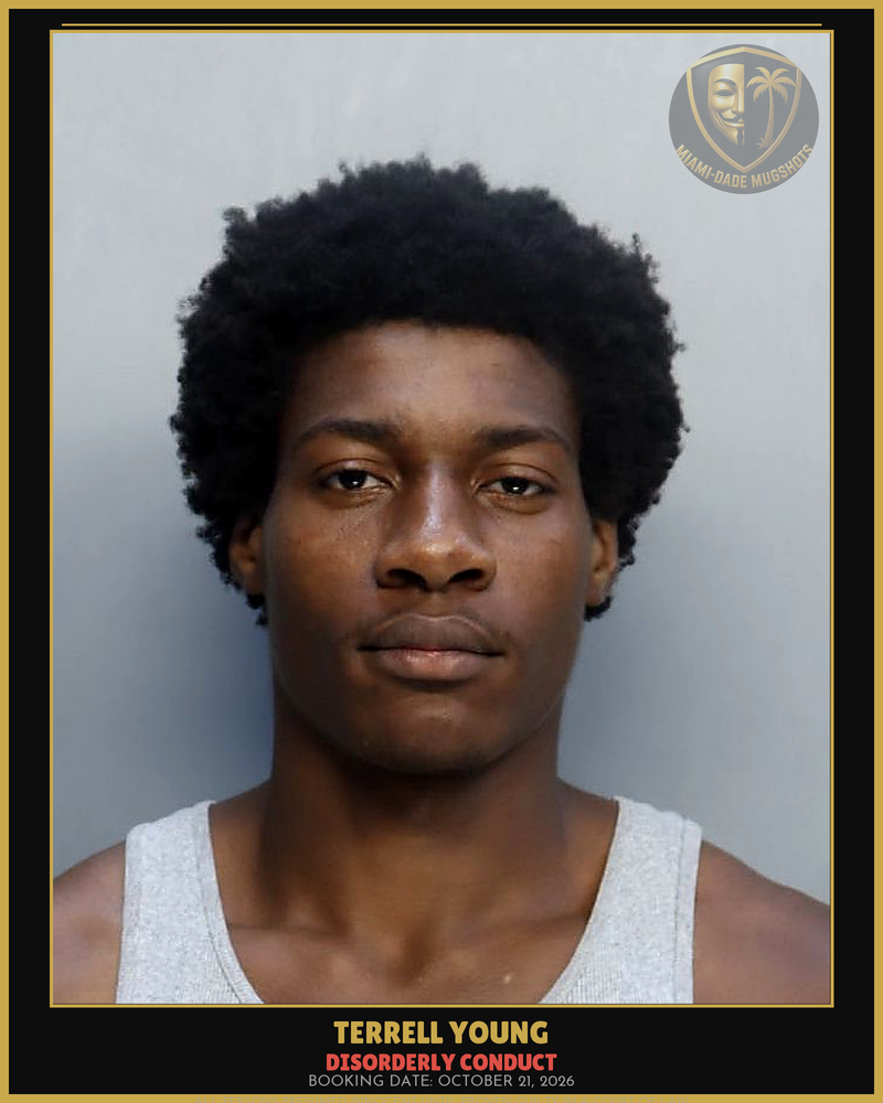 Young Terrell Arrested – Disorderly Conduct – Miami-Dade County (October 21, 2026)